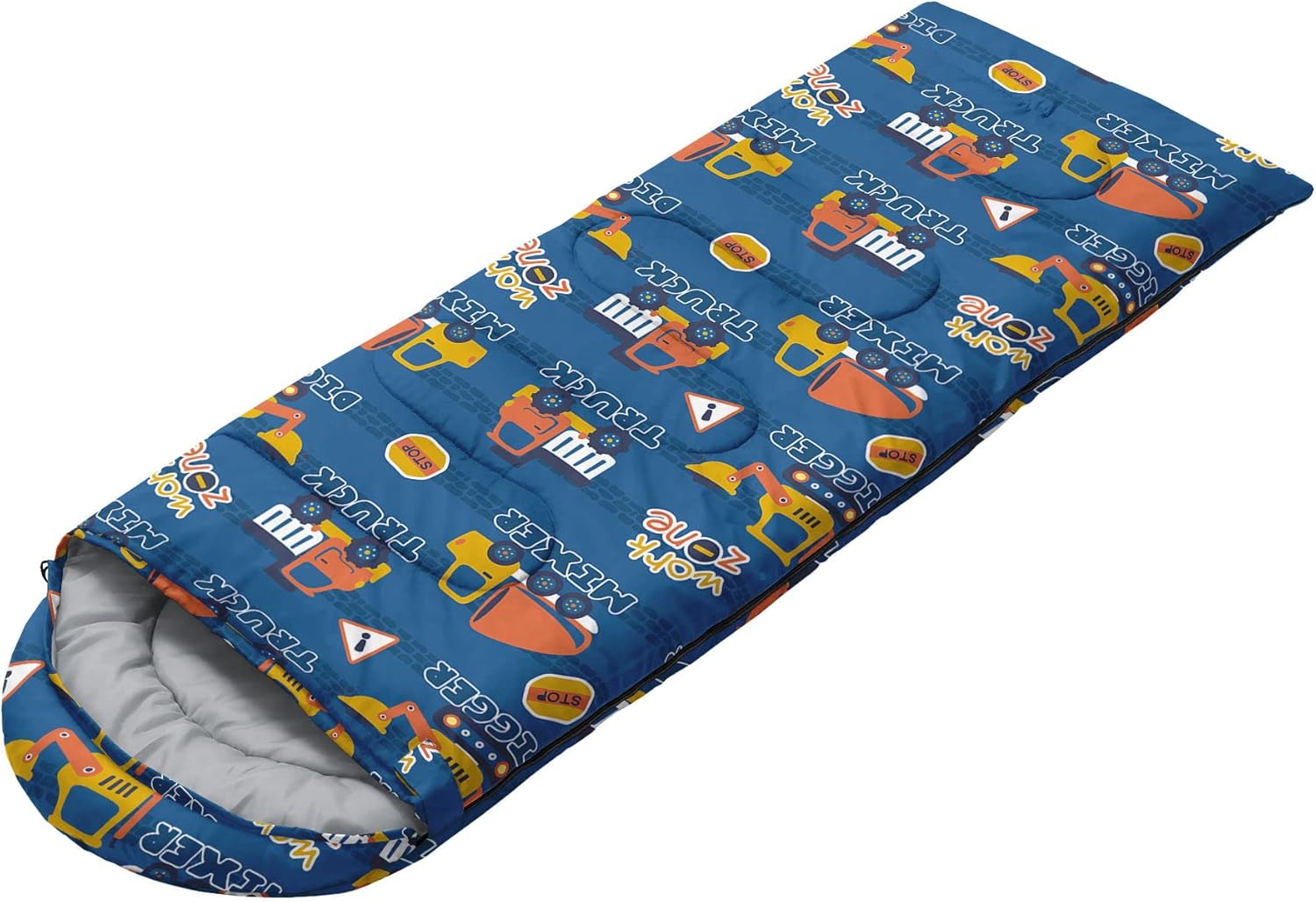 Datura home Saco de dormir para niños y niñas, estampado de monstruos alienígenas, ligero, cálido, portátil, para exteriores, interior, impermeable,