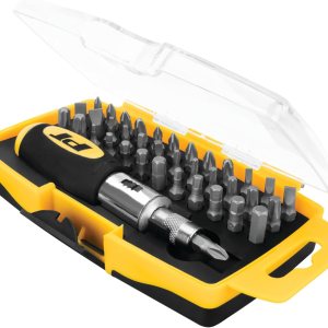 Performance Tool 20151 Juego de controlador de trinquete de 38 piezas con caja de almacenamiento de visión clara Performance Tool 20151 Juego de controlador de trinquete de 38 piezas con caja de almacenamiento de visión clara