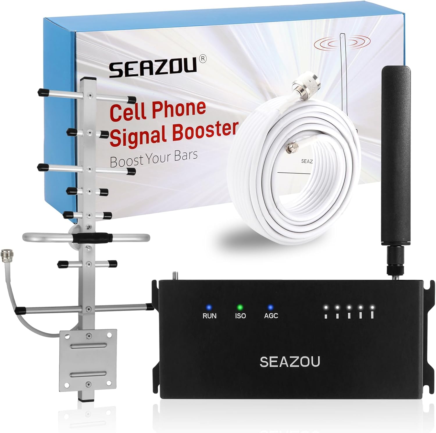Amplificador de señal de teléfono celular Verizon para hogar y área remota Verizon Cell Booster Boost 4G 5G LTE Señal en 700MHz Band13 cubre un área