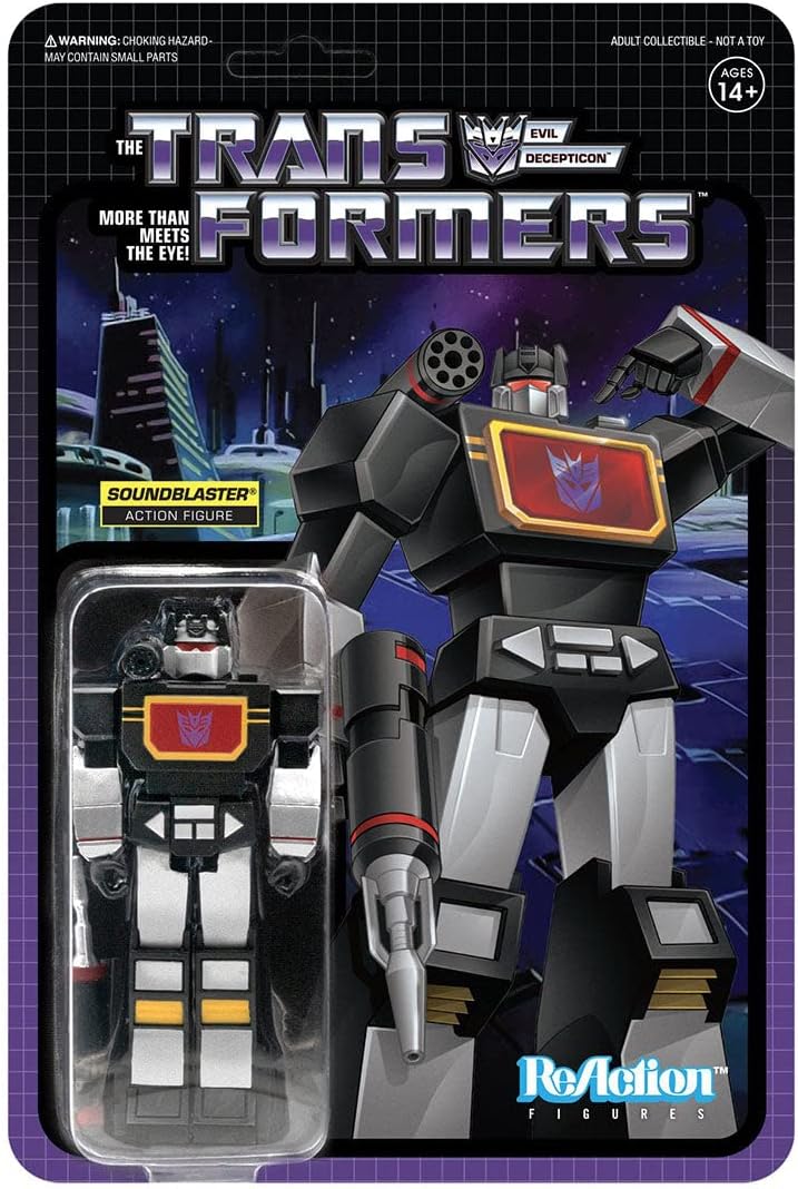 Super7 Transformers Soundblaster 3.75 in Figura de reacción