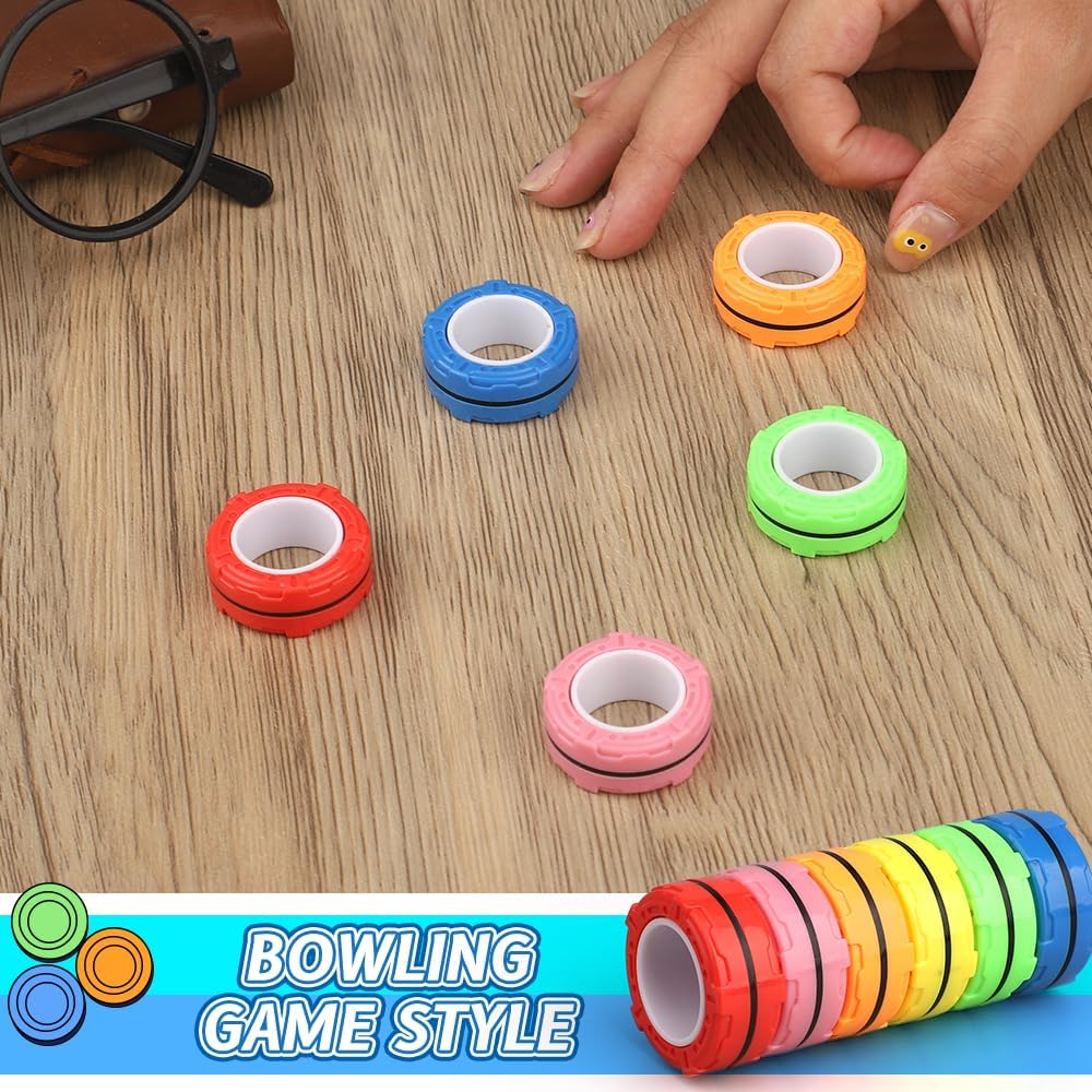 Juguetes magnéticos giratorios para niños y adultos, anillo magnético para ansiedad, regalos de fiesta, giro de mano genial, juguetes de mano para