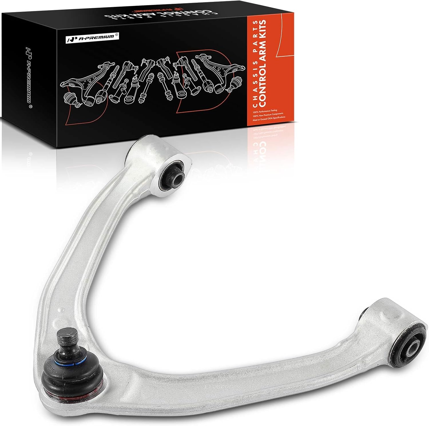 A-Premium Brazo de control superior delantero izquierdo, con rótula y buje, compatible con Infiniti Q50 2014-2021, G37 2008-2013, QX50 2014-2017,