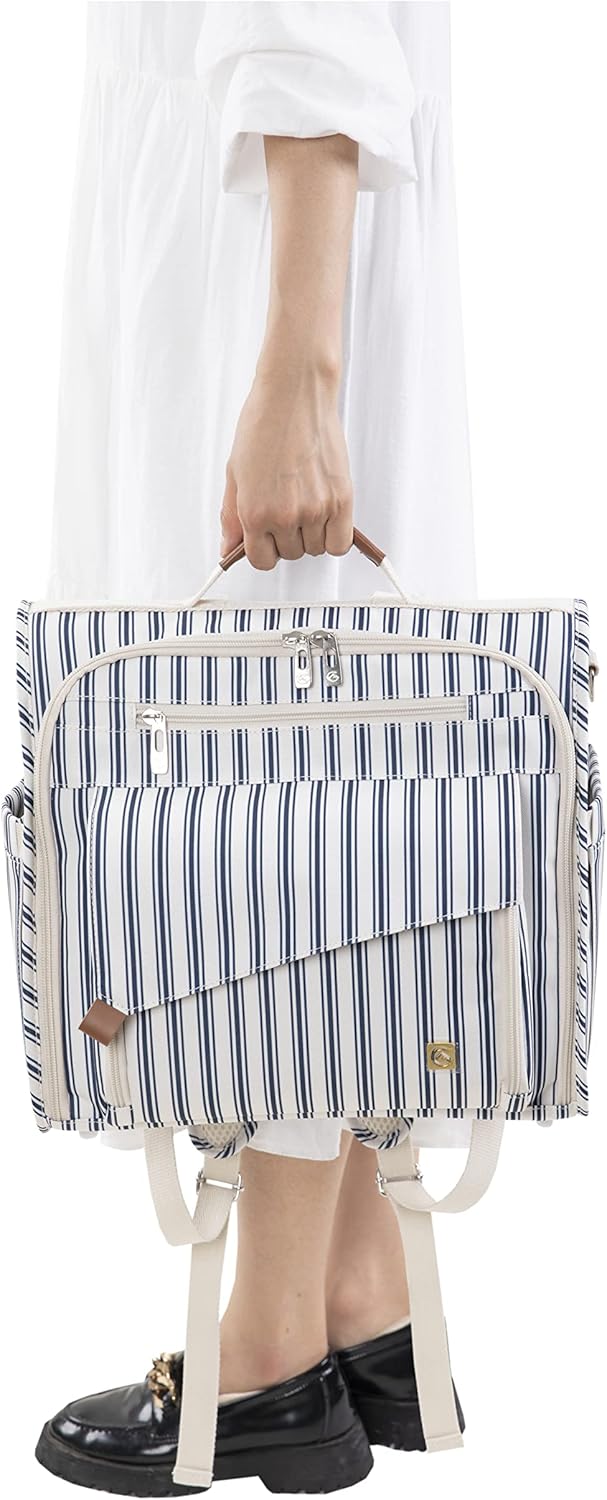 ALLCAMP Diaper Bag Large, Support baby Stroller, Converted Into a Tote Bag