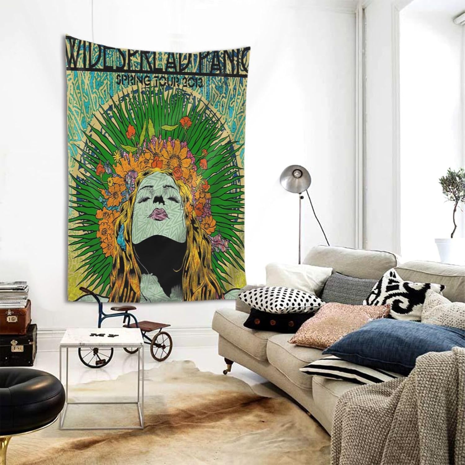 WEUED Tapiz de banda de pánico de roca generalizada para colgar en la pared, tapices estéticos para dormitorio, sala de estar, decoración de pared