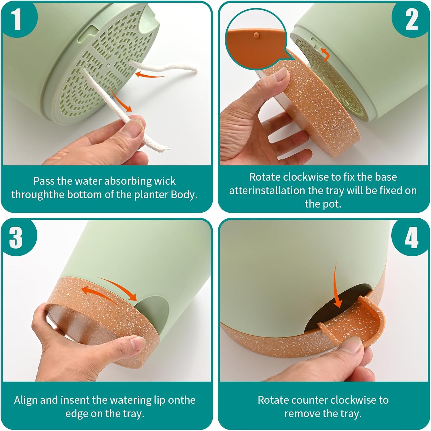 SFENNGPET Macetas colgantes con autorriego, paquete de 3 macetas colgantes para plantas de interior y exterior, cestas colgantes con agujeros de