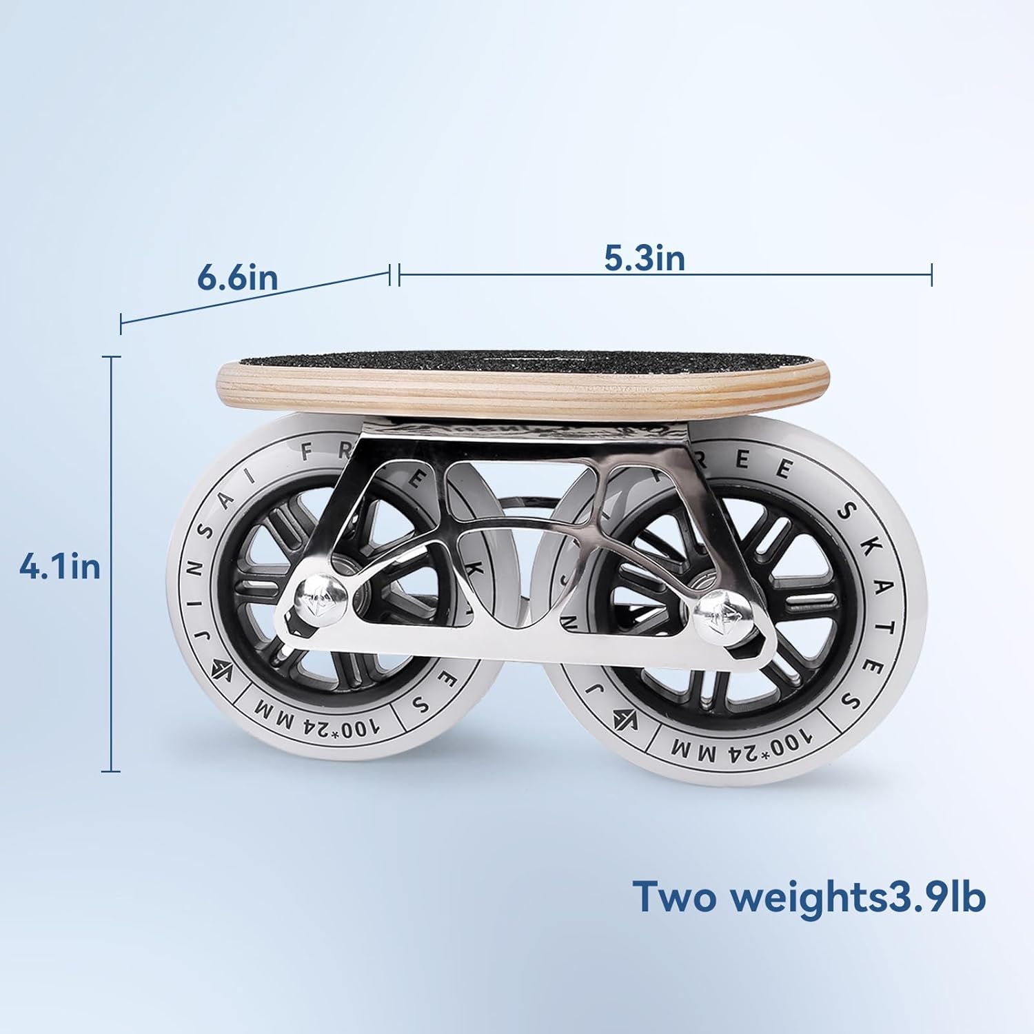 Freesktes Drift Board Brush Street Transport Big Wheel Road Board High Elastic Super Wheel Race Marathon Tabla entera Split Skateboard-Rueda de