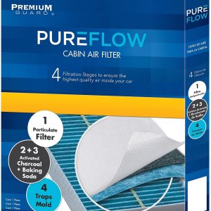 Filtro de aire de cabina Pureflow PC9958X  Compatible con Chevrolet Suburban 2020-19, Cadillac Escalade ESV 2020-15 Filtro de aire de cabina Pureflow PC9958X  Compatible con Chevrolet Suburban 2020-19, Cadillac Escalade ESV 2020-15