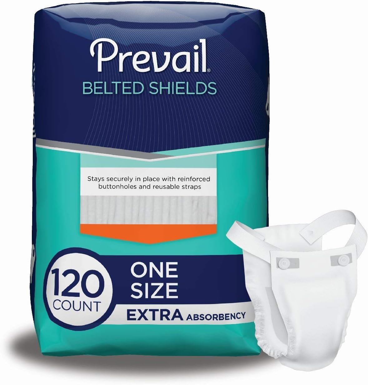 Prevail Ropa interior con cinturón, absorción extra, 4 cajas de 30 (120 en total)