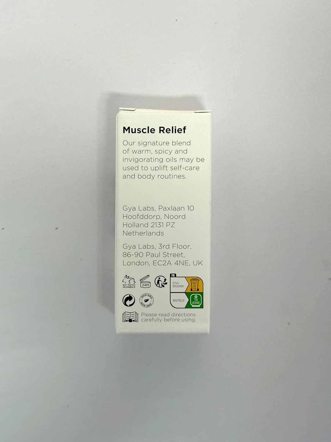 Gya Labs Mezcla de aceites esenciales para alivio muscular, aroma cálido y calmante (0.34 fl oz)