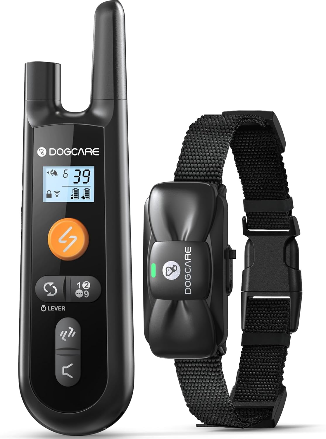 Collar de choque para perros DOG CARE 2024 avanzado de 4000 pies con control remoto, collar eléctrico IP67, 3 modos de entrenamiento, puntas de