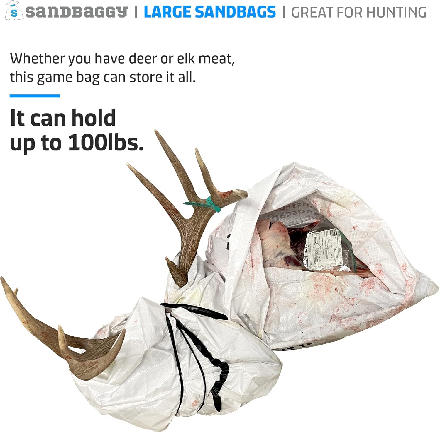 Sandbaggy Sacos de arena grandes  Tamaño 25 “x 40”  Bolsas gruesas para contratistas resistentes, bolsas de basura resistentes, bolsas de basura de