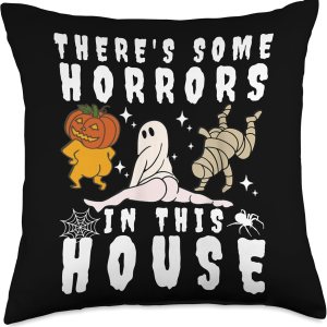 There’s Some Horrors In This House Ghost Halloween There Some Horrors in This House – Almohada de calabaza fantasma de Halloween, 18 x 18 pulgadas, There’s Some Horrors In This House Ghost Halloween There Some Horrors in This House – Almohada de calabaza fantasma de Halloween, 18 x 18 pulgadas,