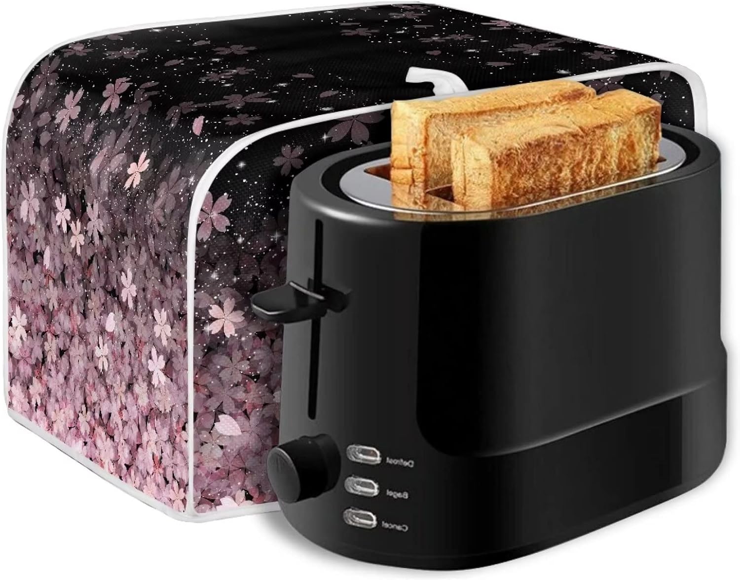 ZFRXIGN Cubierta para tostadora de ajolote de flores, cubierta para electrodomésticos pequeños, cubierta para tostadora, decoración de cocina, bolsa