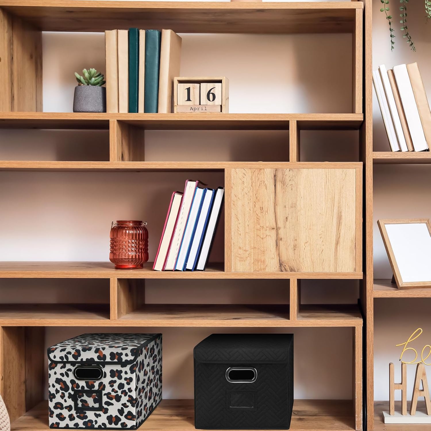 Caja de almacenamiento de archivos, organizador de archivos colgantes, organización y almacenamiento de oficina, carpetas plegables decorativas,