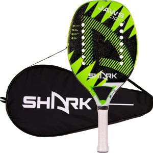 Shark Jaws – Raqueta profesional de tenis de playa – Tecnología avanzada de carbono 3K  EVA Soft Core  Incluye funda Shark Jaws – Raqueta profesional de tenis de playa – Tecnología avanzada de carbono 3K  EVA Soft Core  Incluye funda