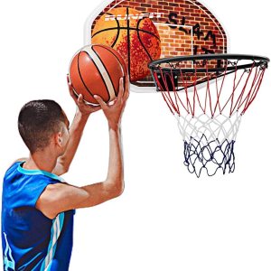 Goplus Aro de baloncesto de 29 x 20 pulgadas, montado en la pared, portátil, para deportes en interiores y exteriores, adecuado para adultos y niños Goplus Aro de baloncesto de 29 x 20 pulgadas, montado en la pared, portátil, para deportes en interiores y exteriores, adecuado para adultos y niños