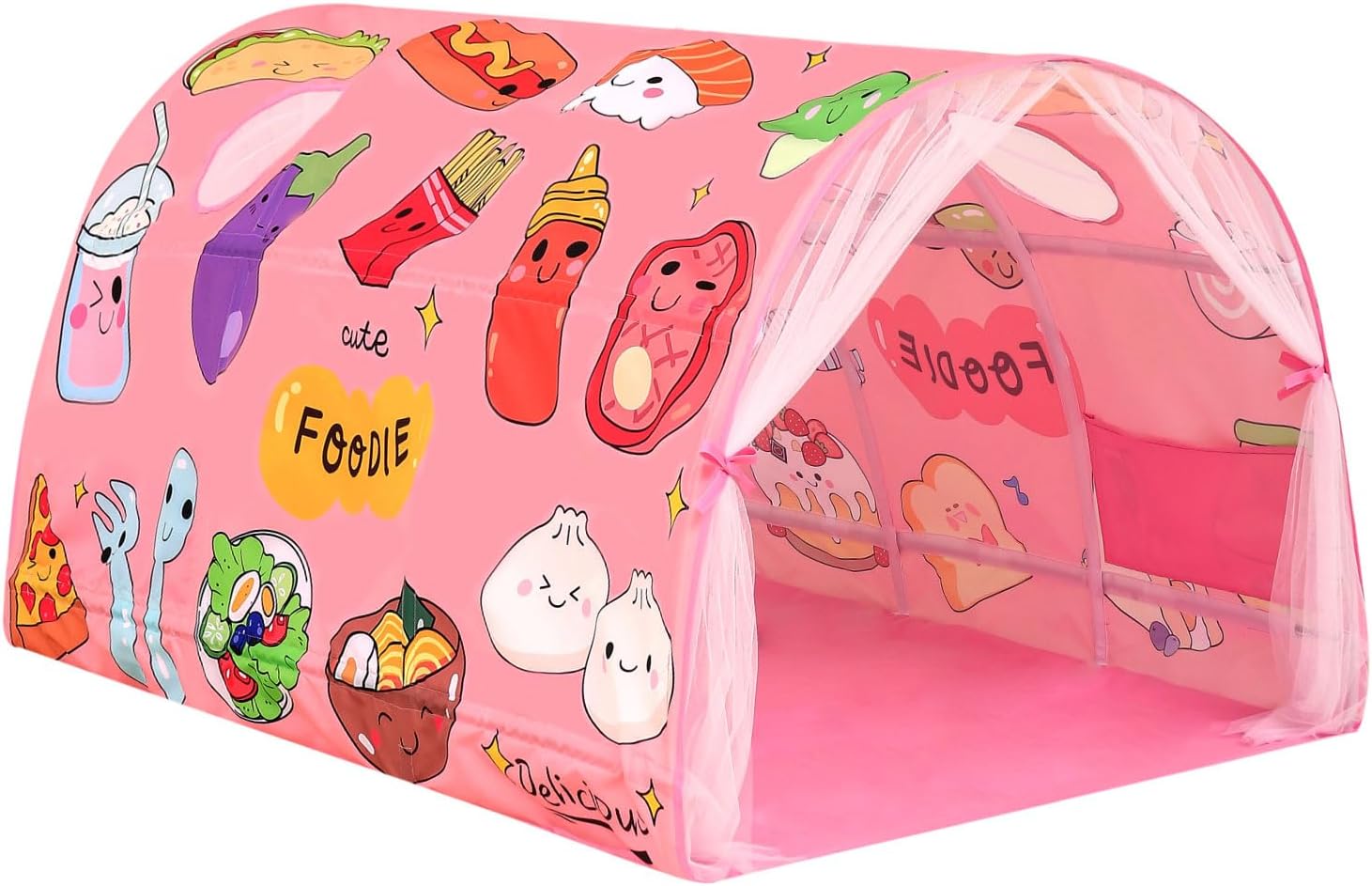 Tienda de campaña para niños y niñas, camas individuales, zoológicos y coches, tienda de campaña para niños y niñas, ventilada, para interiores,