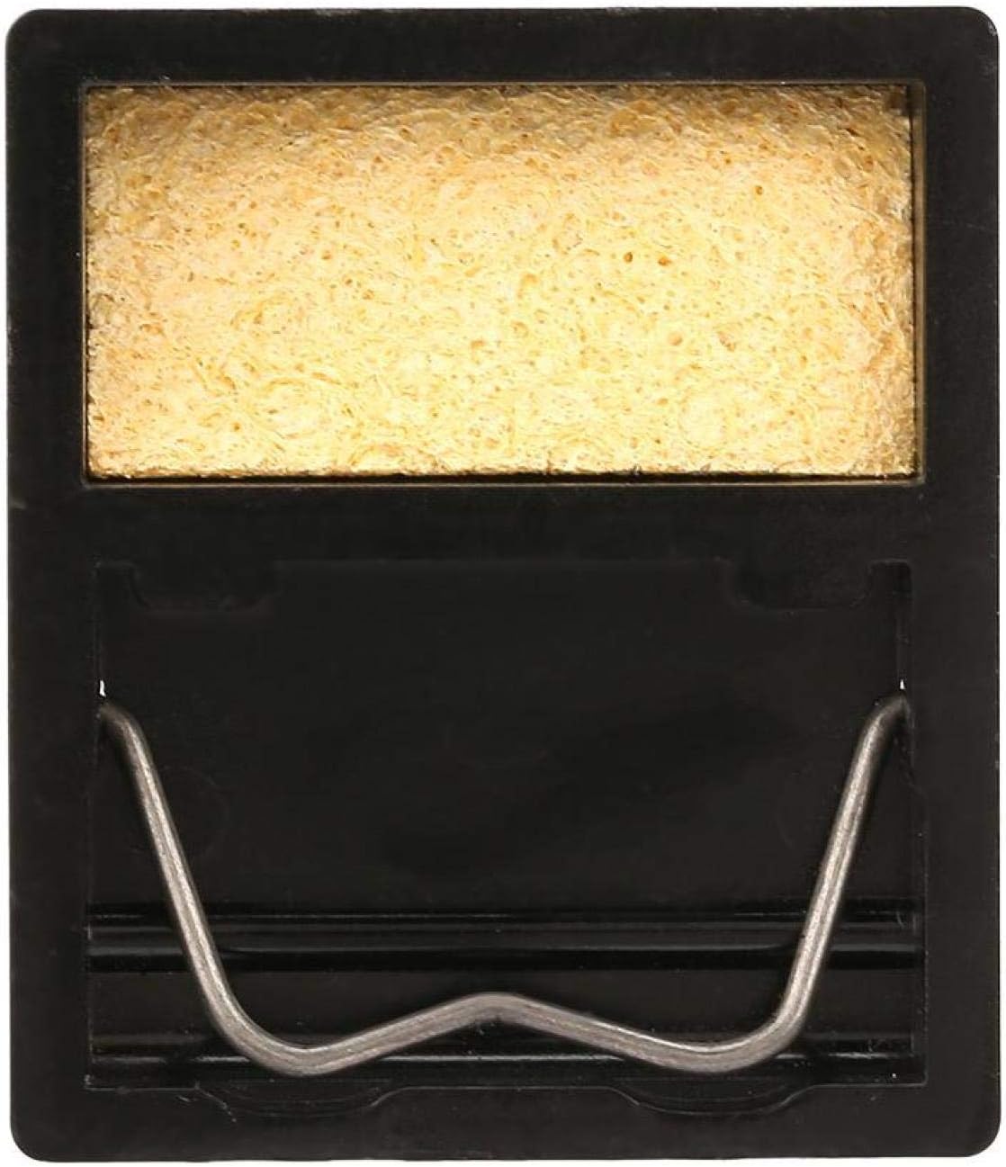 HWY-001 Mini soporte de hierro eléctrico con esponja limpiadora de puntas 1,112.0 F resistente a altas temperaturas para soldar, ensamblar y