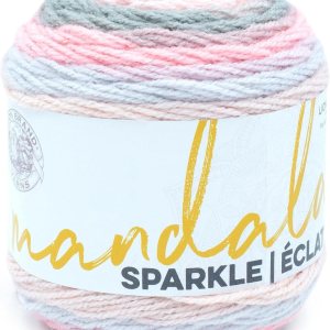 (1 madeja) Lion Brand Yarn Mandala Sparkle Yarn, Nova (1 madeja) Lion Brand Yarn Mandala Sparkle Yarn, Nova