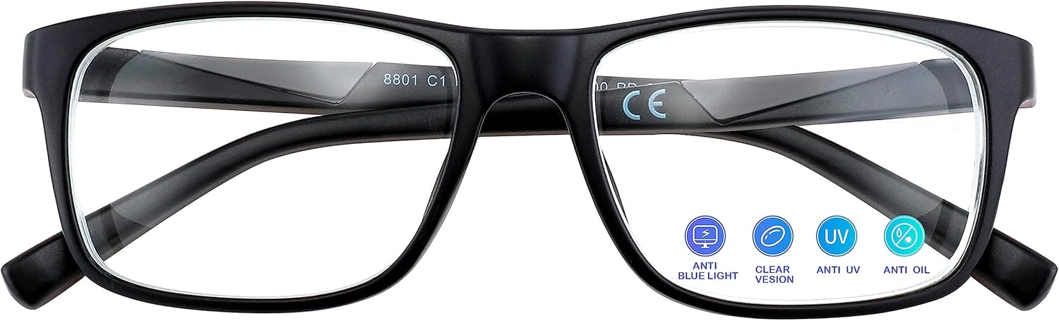 Distance Nearsighted Glasses For Men Women Near Sighted Vision Driving Farsighted Blue Light Computer Eyeglasses