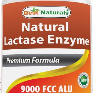 Best Naturals Tabletas de alivio de intolerancia a la lactosa con enzima lactasa natural, lactasa de acción rápida de alta potencia, 9000 ALU FCC, Best Naturals Tabletas de alivio de intolerancia a la lactosa con enzima lactasa natural, lactasa de acción rápida de alta potencia, 9000 ALU FCC,