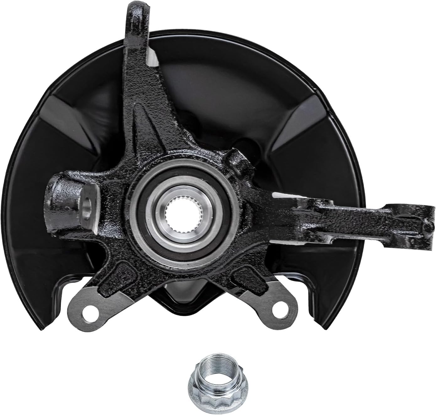 Detroit Axle – Nudillos de dirección delanteros con bujes + puntales rápidos con montaje de resorte helicoidal de repuesto para Honda Civic Sedan