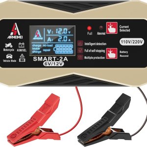 Cargador de batería de coche inteligente 3 IN1 0.5A1A2A, cargador de batería automotriz 6V12V, cargador de batería de doble voltaje 110V220V Cargador de batería de coche inteligente 3 IN1 0.5A1A2A, cargador de batería automotriz 6V12V, cargador de batería de doble voltaje 110V220V