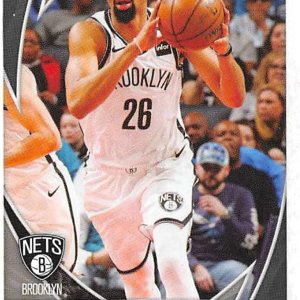 2020-21 Panini Stickers #137 Spencer Dinwiddie Official NBA Basketball Album Sticker Measuring 2.75 inch tall X 2 inches wide in Raw (NM or Better 2020-21 Panini Stickers #137 Spencer Dinwiddie Official NBA Basketball Album Sticker Measuring 2.75 inch tall X 2 inches wide in Raw (NM or Better