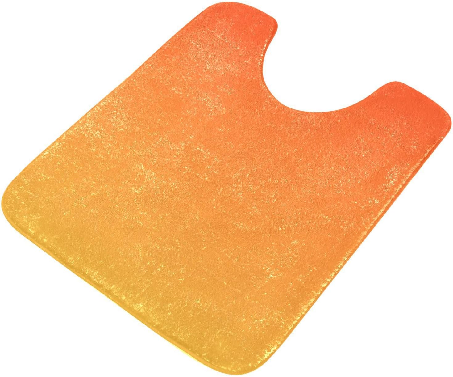 Sinestour Juego de 2 tapetes de baño antideslizantes en forma de U, lavables y absorbentes, esponjosos, para bañera, ducha, baño, 16 x 24 pulgadas +