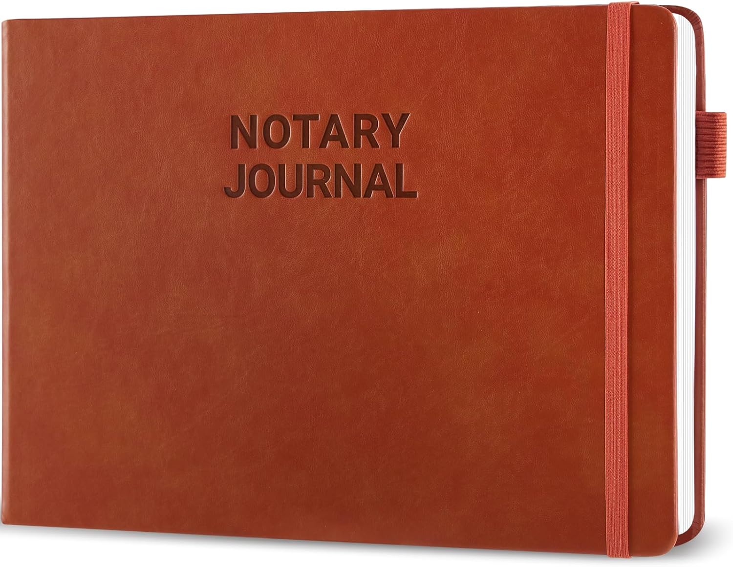 JUBTIC Libro de registro de notario – Diario público notario de actos notariales – Suministros notariales con guardia de privacidad – Horizontal,