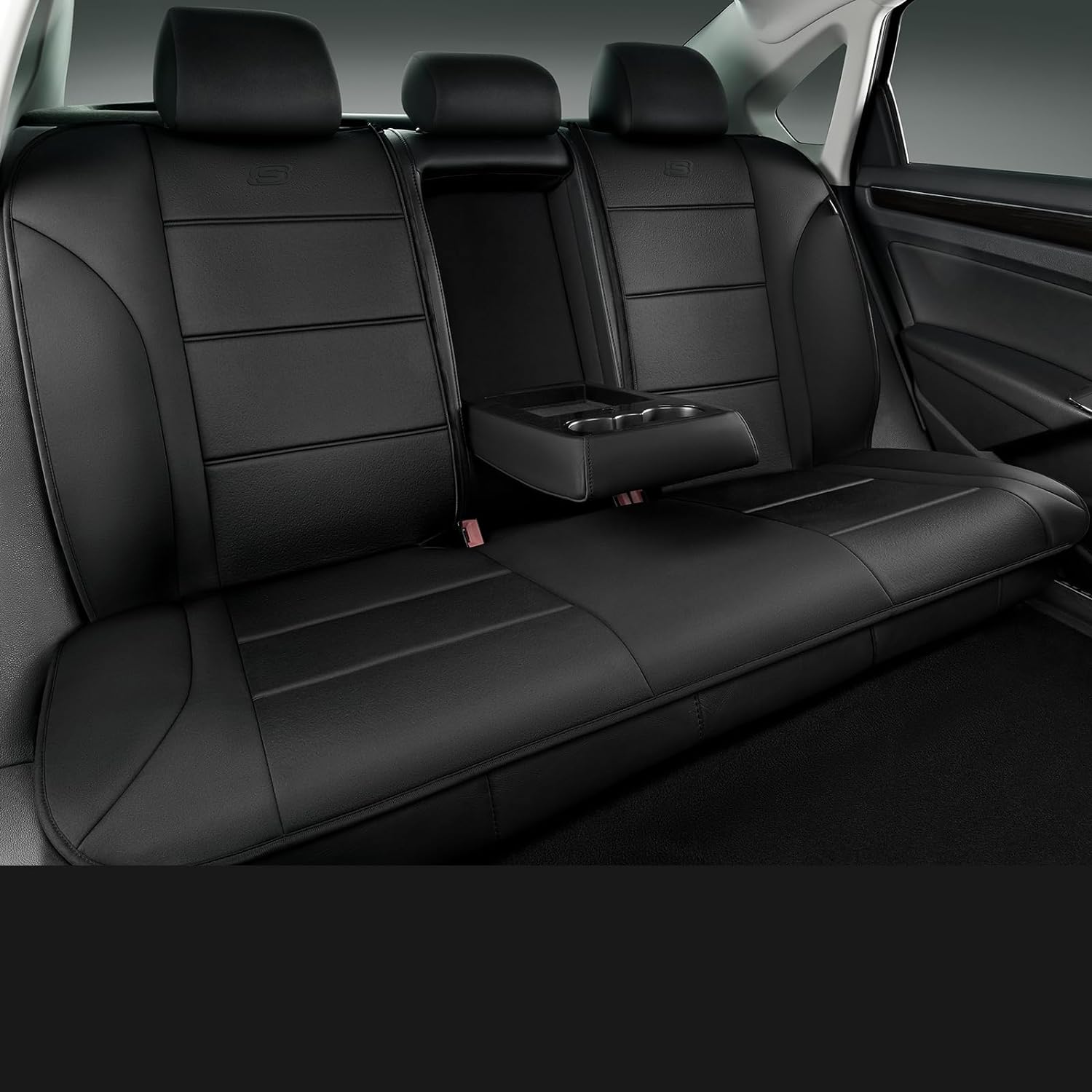 Skechers Fundas de asiento de automóvil de espuma viscoelástica, fundas de asiento de licra de alta calidad con espuma viscoelástica gruesa, fundas
