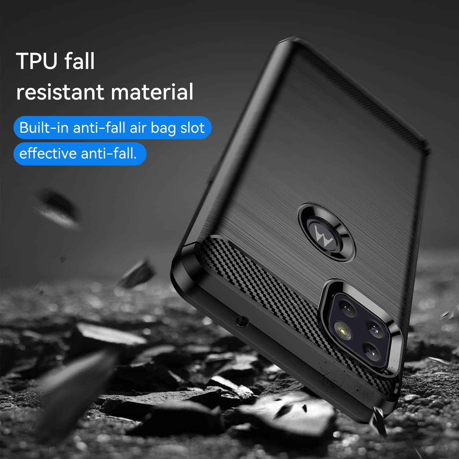 Asuwish Funda de teléfono para Moto One 5G AceMotorola G G5 2021 con protector de pantalla y delgada y suave TPU celular protectora MotoOne 1 One5G