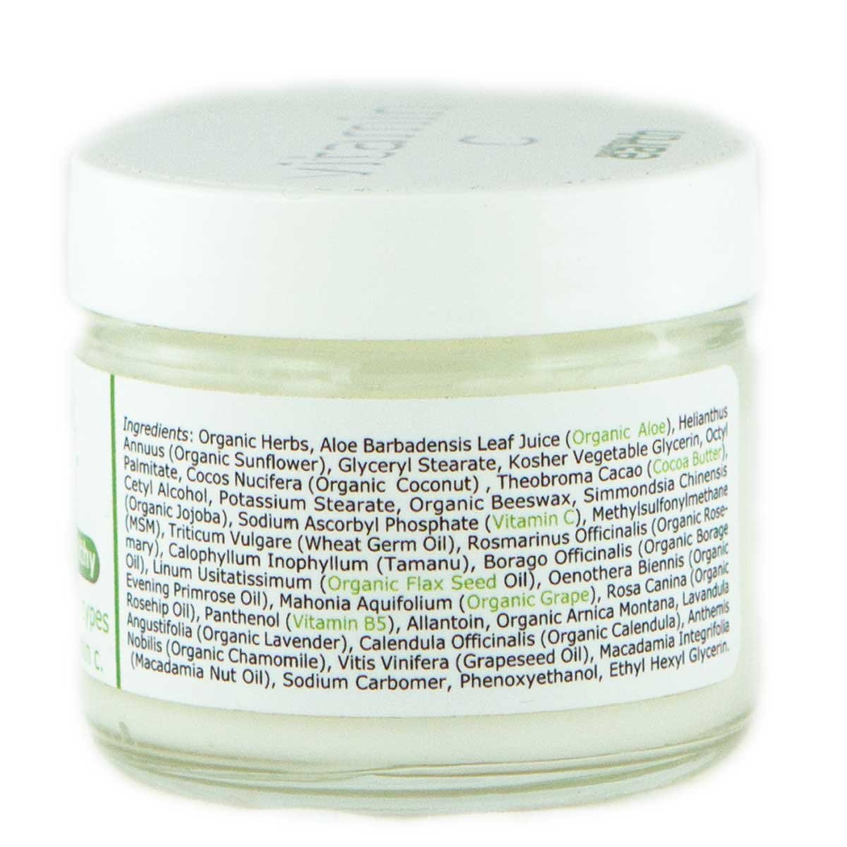 Made from Earth Hidratante de vitamina C – Crema orgánica antienvejecimiento para cara, ojos y cuello, 2 onzas