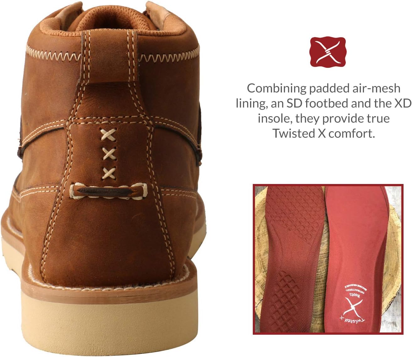 Twisted X Zapatos casuales para hombre