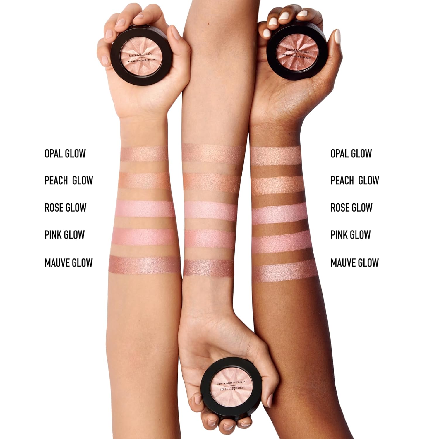 bareMinerals Gen Nude – Rubor resaltador híbrido 2 en 1 + resaltador, maquillaje sedoso mezclable, uso durante todo el día, sin talco, vegano