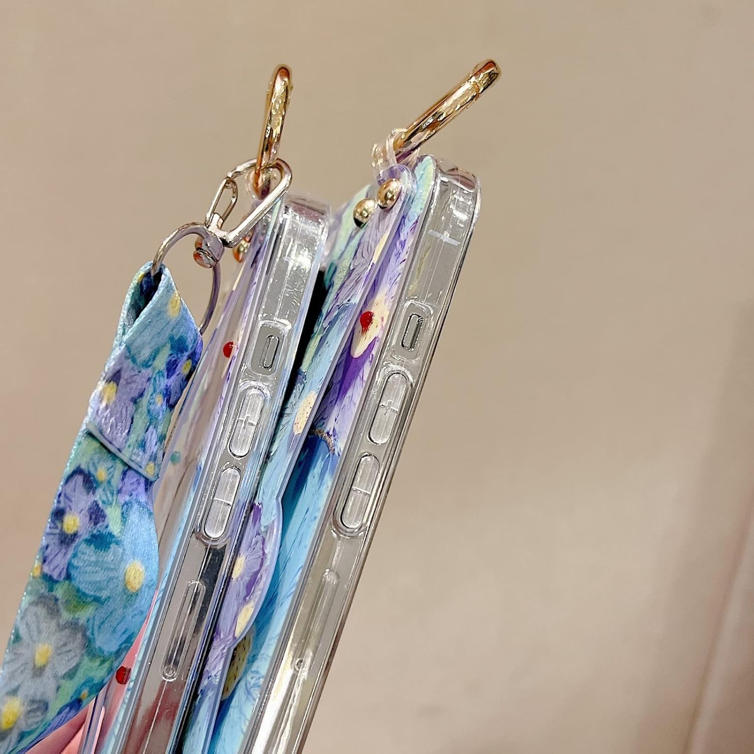 Funda de teléfono con soporte de flores de pintura al óleo suave para Samsung Galaxy A73 A53 A33 A23 A13 4G 5G, correa de muñeca, cordón, cubierta