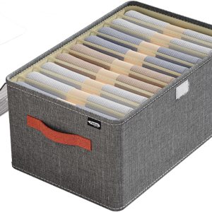 Organizadores de armario y contenedores de almacenamiento con tapa transparente, organizador de almacenamiento de ropa para armario, 7 rejillas, Organizadores de armario y contenedores de almacenamiento con tapa transparente, organizador de almacenamiento de ropa para armario, 7 rejillas,