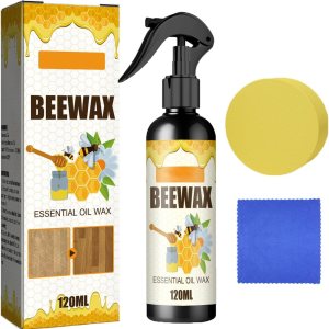 Spray de cera de abeja micromolecularizada natural, 4.1 fl oz de cera de abejas para muebles, limpiador en aerosol de cera de abeja (1 unidad) Spray de cera de abeja micromolecularizada natural, 4.1 fl oz de cera de abejas para muebles, limpiador en aerosol de cera de abeja (1 unidad)