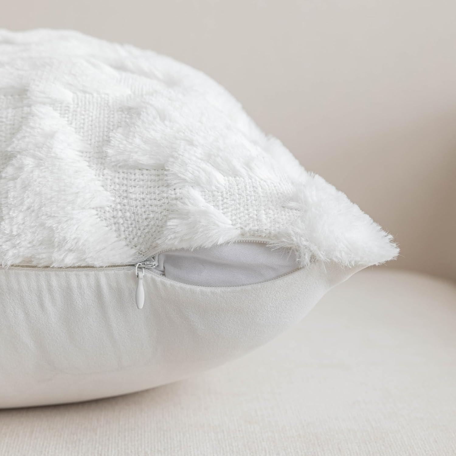 SHITURRE Juego de 2 fundas de almohada decorativas para árbol de Navidad, fundas de almohada suaves y esponjosas para decoración del hogar, fundas