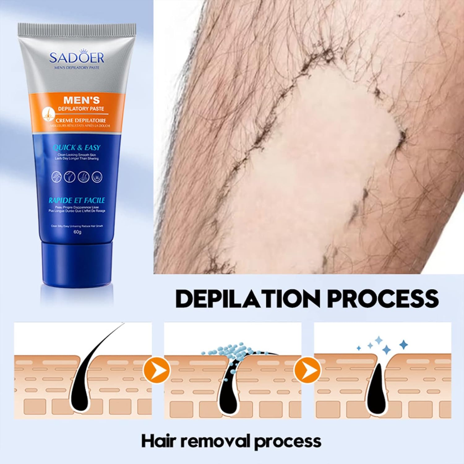 Crema depilatoria íntimaprivada para hombres, crema depiladora para vello púbico, depiladora eficaz e indolora, crema depiladora para mujer partes