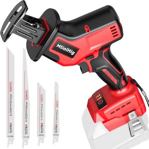 Sierra recíproca inalámbrica sin escobillas para batería Milwaukee, velocidad variable de 3000 RPM, herramienta desnuda con cuchillas para M18 de Sierra recíproca inalámbrica sin escobillas para batería Milwaukee, velocidad variable de 3000 RPM, herramienta desnuda con cuchillas para M18 de