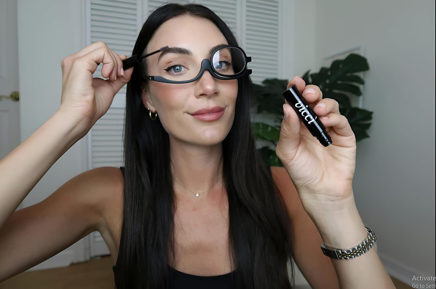 VICCI Lentes de lectura de maquillaje  Lectores cosméticos duraderos y ligeros, lentes de aumento para mujer