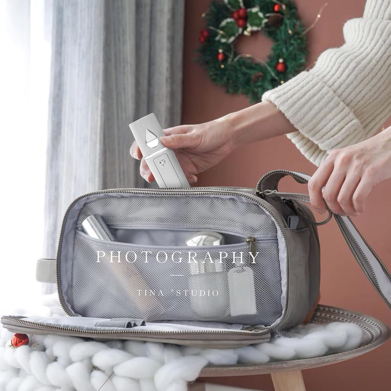 Nano Facial Mister Portátil Mini Face Mist Práctico Pulverizador Automático Extensiones de Pestañas Fresco Vaporizador Facial