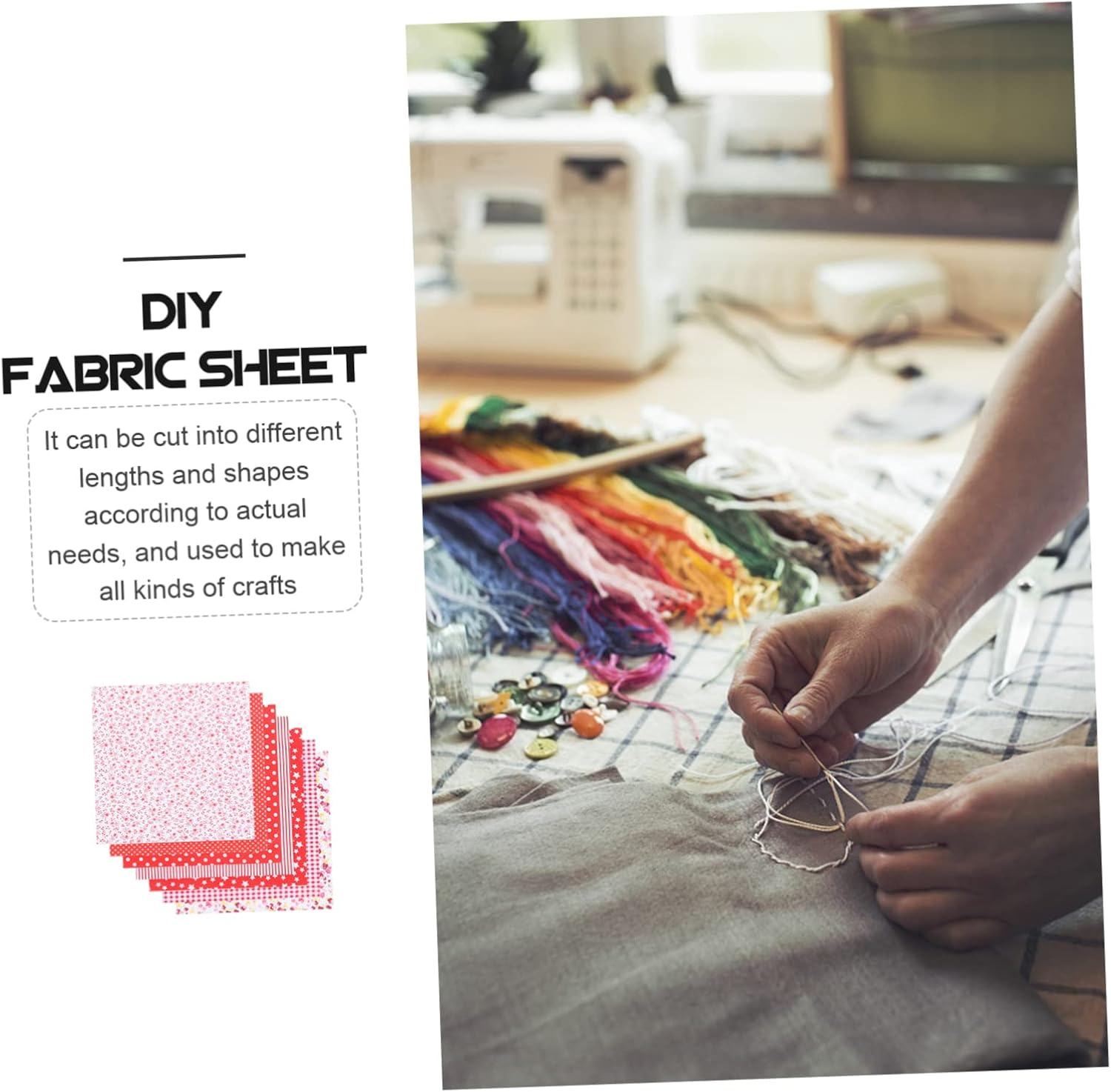7 unids DIY algodón patchwork acolchado tela primavera cuadros tela de costura algodón precortado edredón tela grasa cuartos precortados edredón