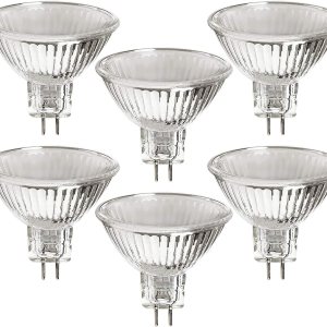 MR16 – Bombilla halógena de 12 V, lámpara reflectora regulable de 20 W, 12 V, para montaje en techo, luz de pista, paisaje, decorativo, interior, MR16 – Bombilla halógena de 12 V, lámpara reflectora regulable de 20 W, 12 V, para montaje en techo, luz de pista, paisaje, decorativo, interior,