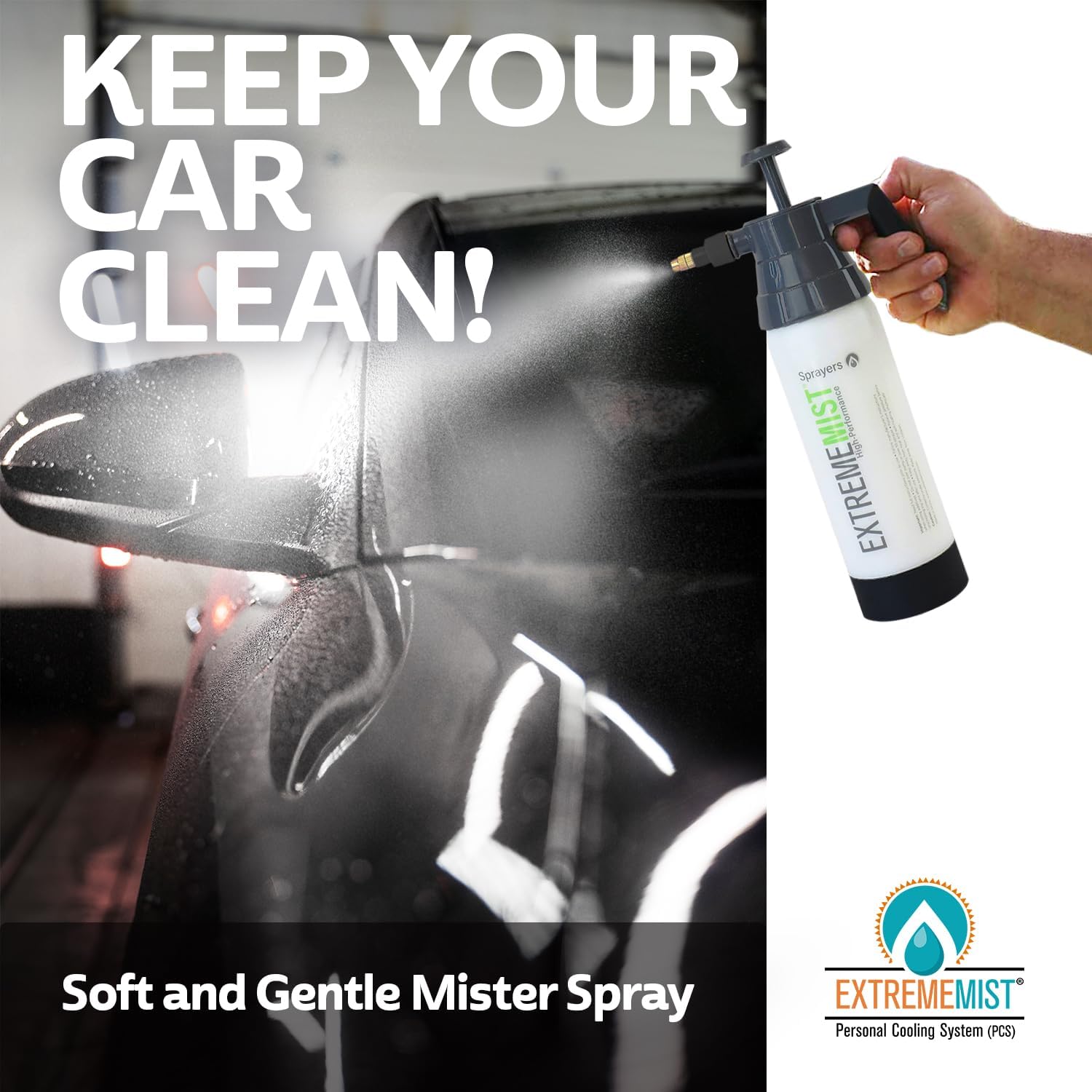 EXTREMEMIST Pulverizador automotriz de alta presión  Pulverizador de bomba de mano para detalles interiores y exteriores  Mister portátil con