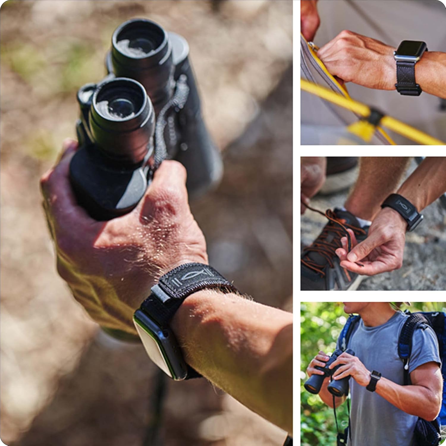 Savior Survival Gear Correa de reloj de nailon compatible con Apple Watch de 1.654in1.732in1.772in1.929in (iWatch Series 87654321SE), correa