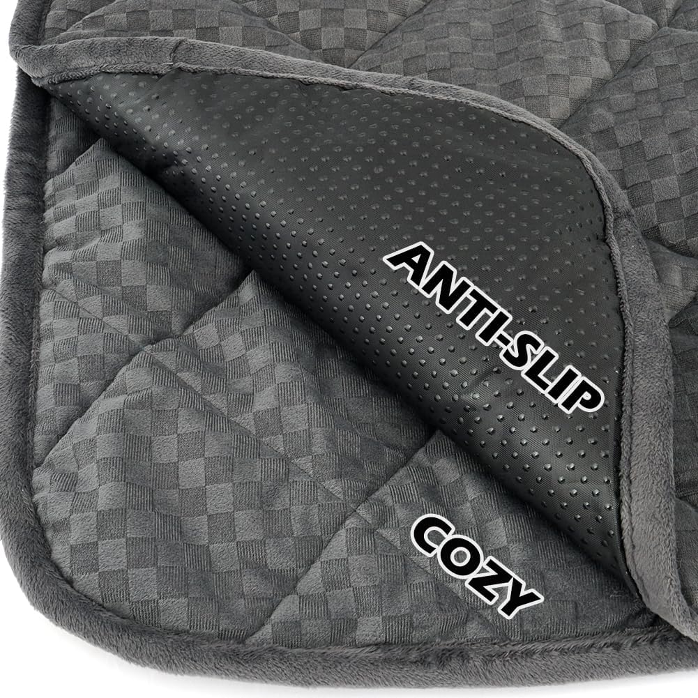 ARGOPET Cama autocalentable para gatos (30 x 19 pulgadas), alfombrilla térmica cálida para mascotas con parte inferior antideslizante, lavable a