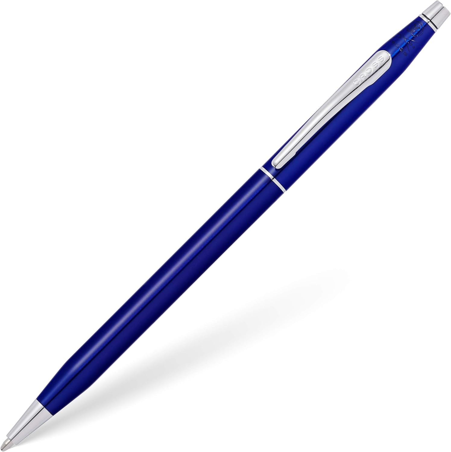 Cross Classic Century – Bolígrafo recargable, punta media, incluye caja de regalo de calidad prémium, esmalte azul translúcido