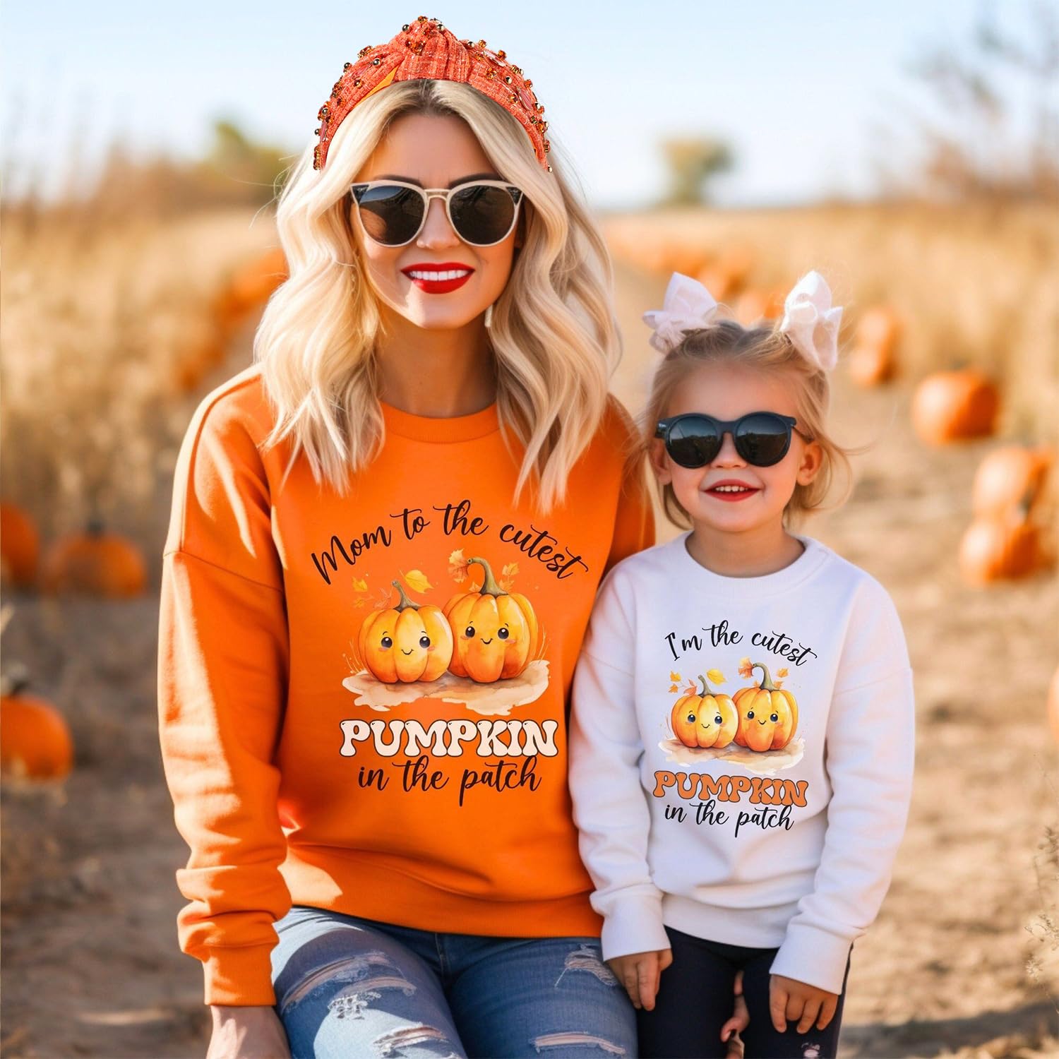 JERTOCLE Diadema de Acción de Gracias, diadema de otoño para mujer, diadema esmaltada de calabaza con cristales anudados, diadema de tweed con nudo